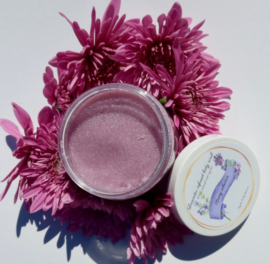 Lavender body scrub!