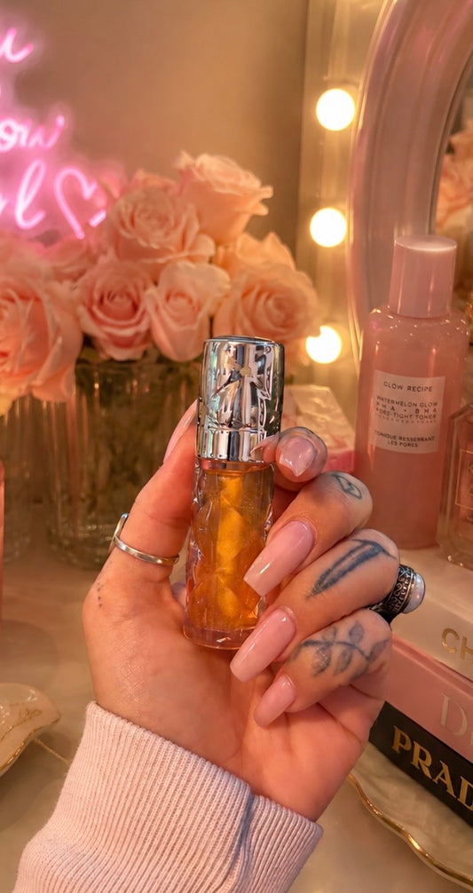 Luxury pink glow lip oil!💖