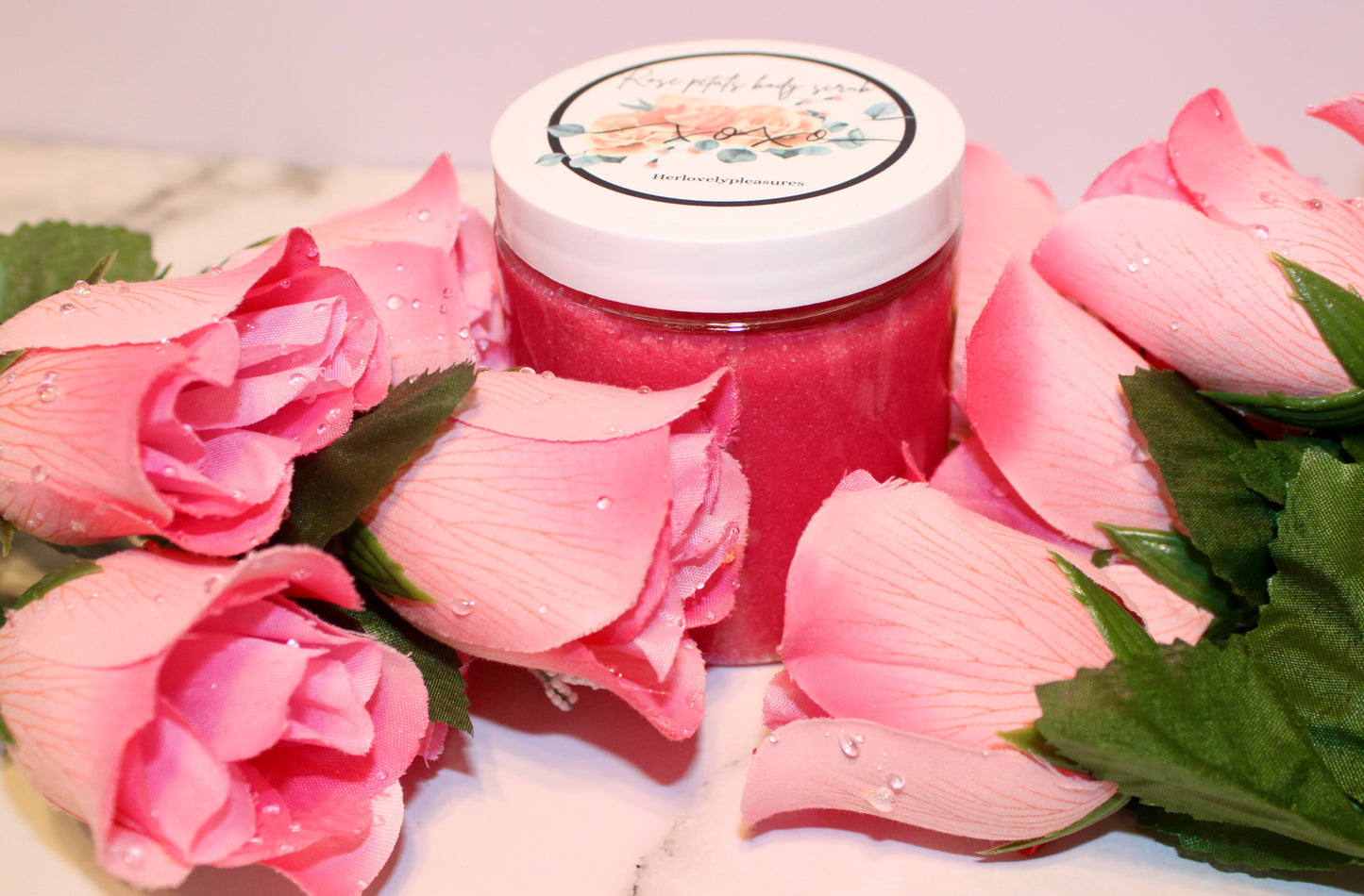 ROSE PETALS SCRUB!