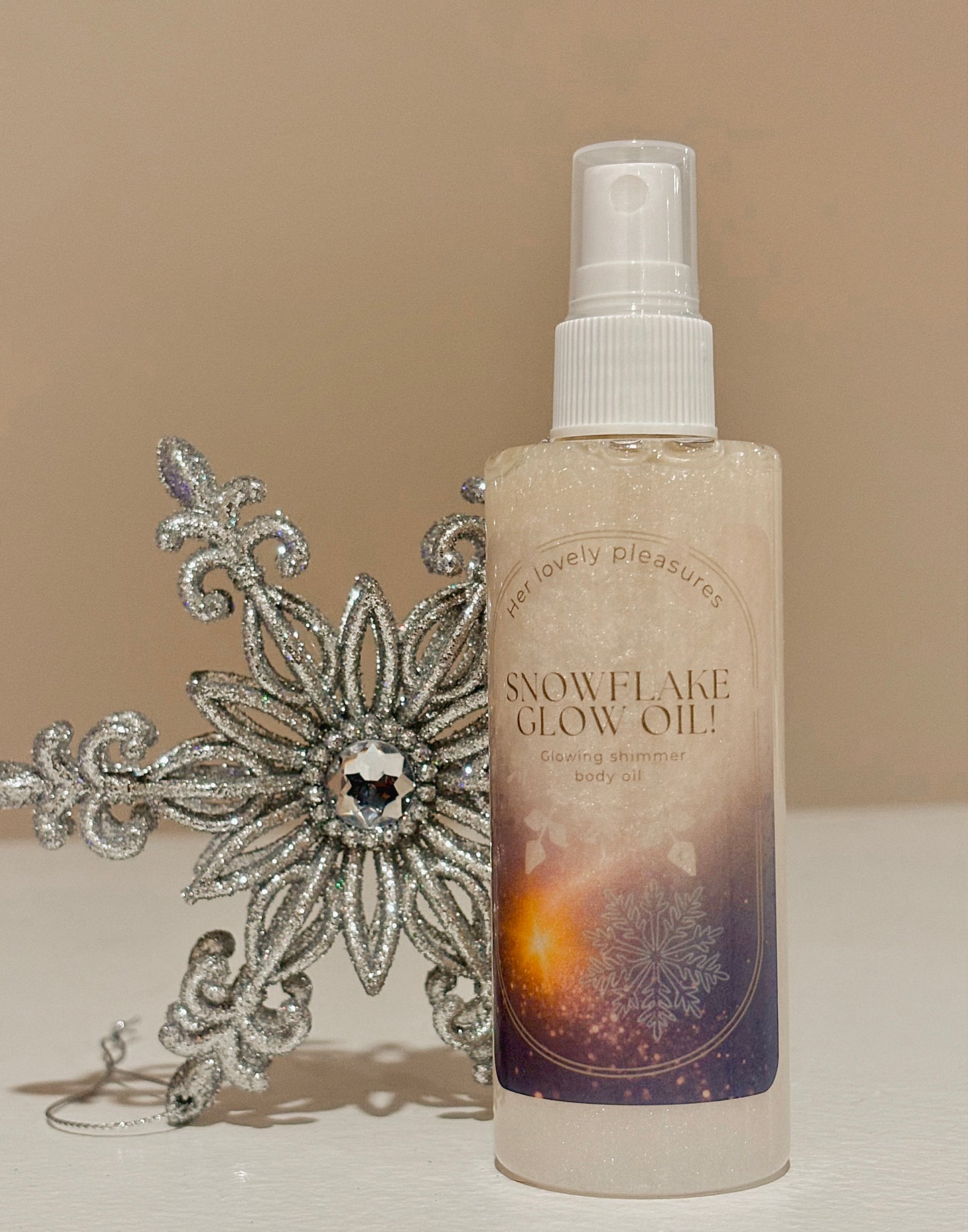 Snowflake glow oil mist!❄️