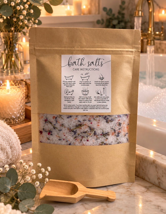 Handcrafted bath salts!!