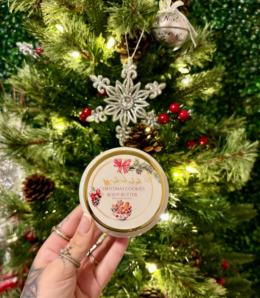 Christmas cookie body butter