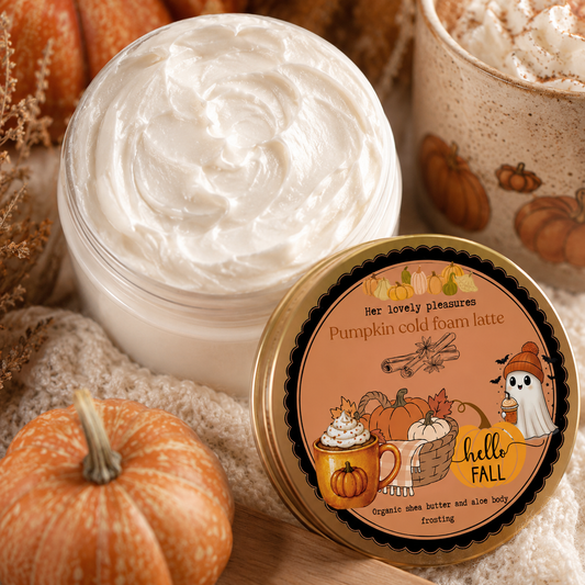 Pumpkin Cold Foam Latte Body Frosting 🍁