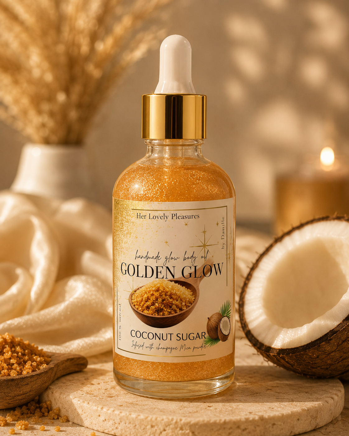 Golden glow oil✨🥥
