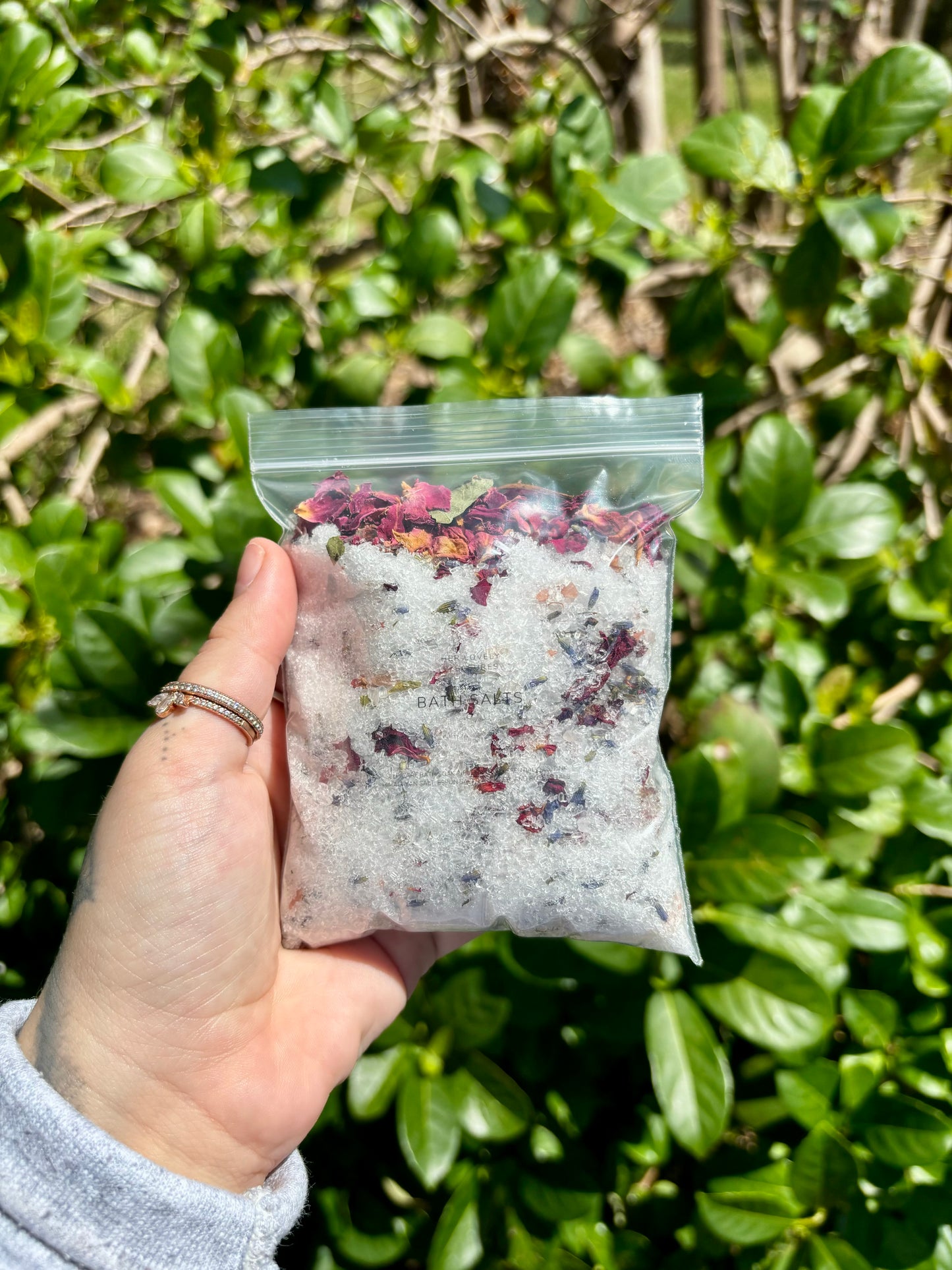 Handcrafted bath salts!!