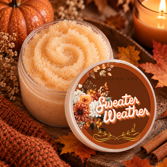Sweater weather body scrub!🍁